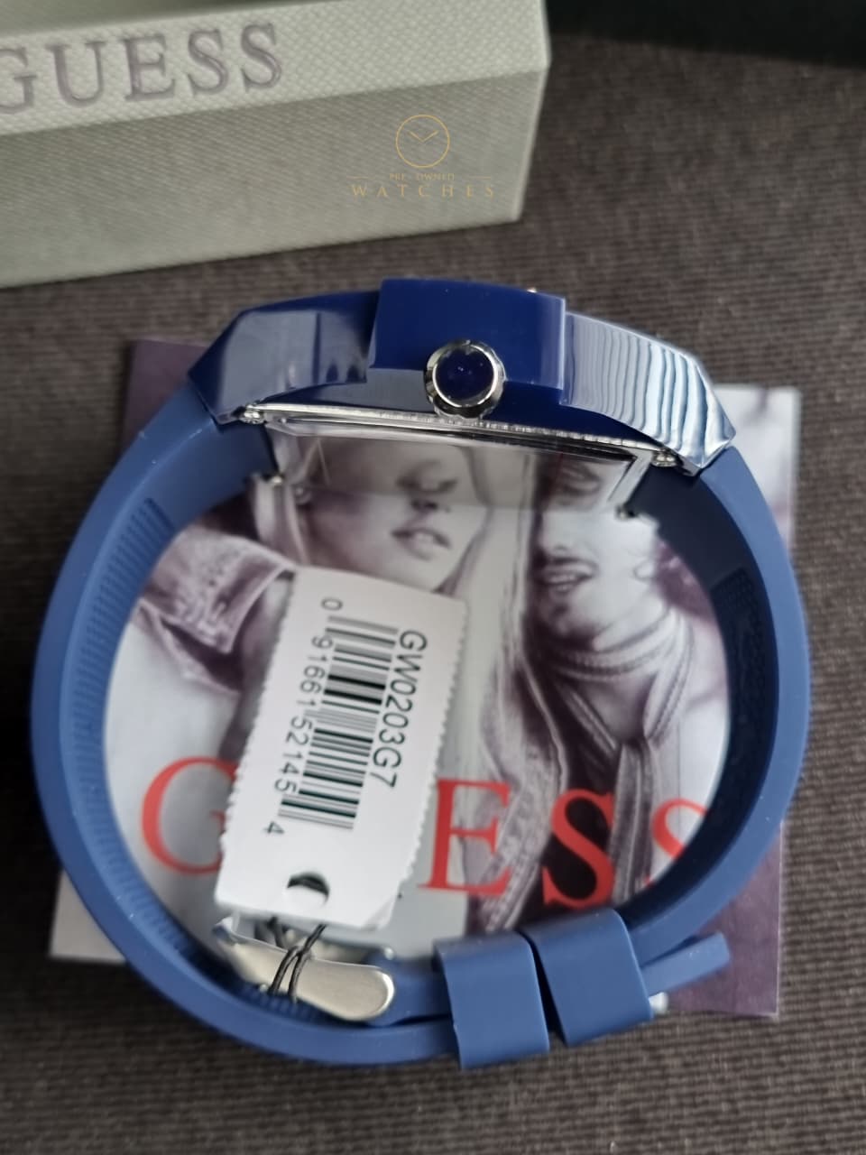 GUESS Analog Blue Dial Men's Watch-GW0203G7