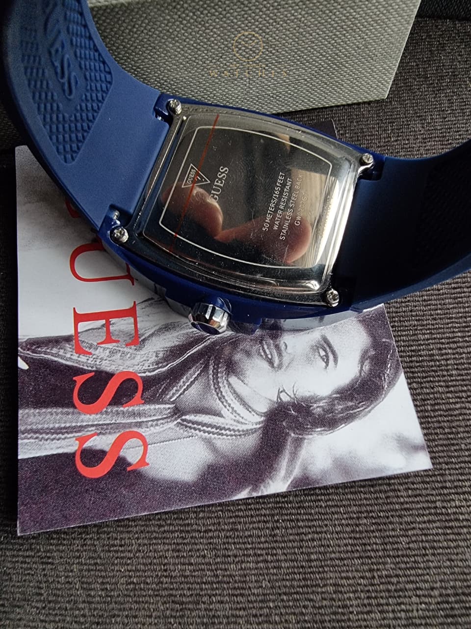 GUESS Analog Blue Dial Men's Watch-GW0203G7