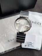 Gucci Women's Silver Dial Stainless Steel Band Watch [YA133308]