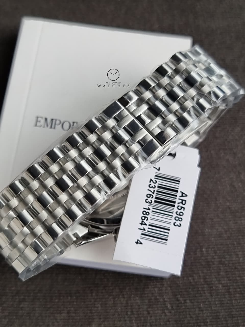 Emporio Armani Men's Team Italia Chronograph Watch Steel AR5983