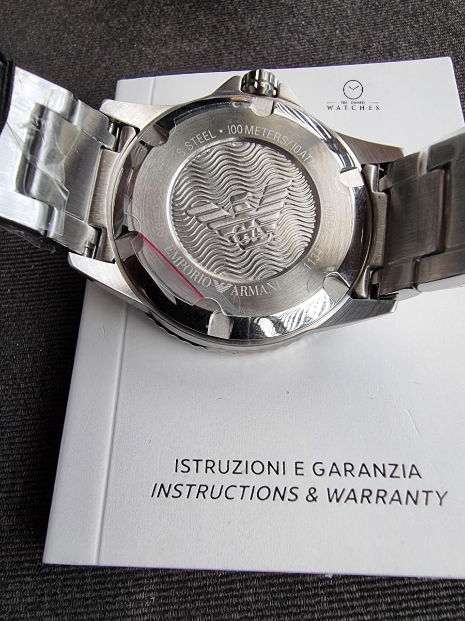 Emporio Armani 3-Hand Two-Tone Stainless Steel Bracelet Watch AR11340