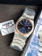 Tissot Prx Powermatic 80 18k Gold Bezel 40mm Watch T931.407.41.041.00