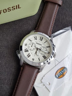 Fossil Men's Grant Stainless Steel Quartz Chronograph Watch FS4735 (WITHOUT TAG)