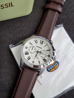 Fossil Men's Grant Stainless Steel Quartz Chronograph Watch FS4735 (WITHOUT TAG)