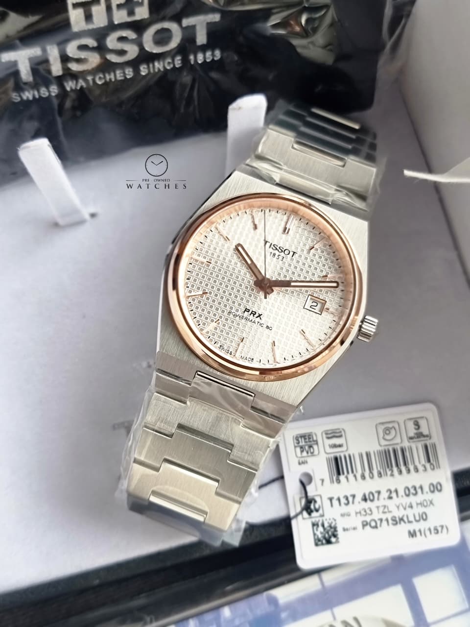 PRX Powermatic 80 Automatic Men's Watch Item No. T137.407.21.031.00