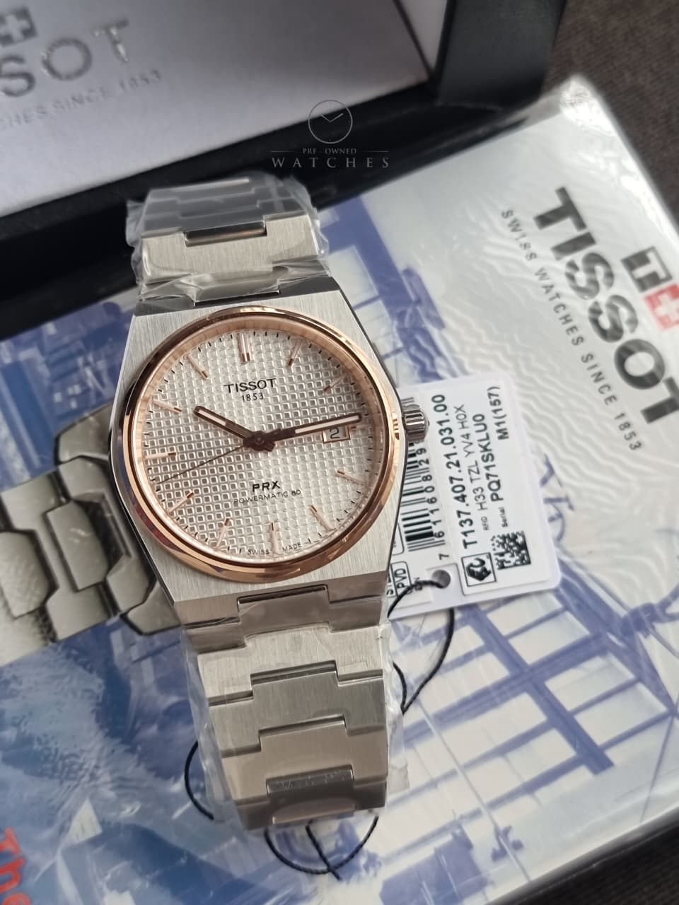 PRX Powermatic 80 Automatic Men's Watch Item No. T137.407.21.031.00