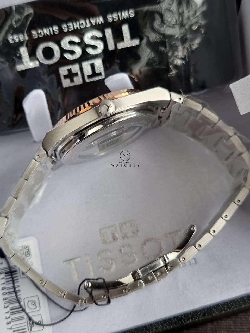 Tissot PRX Silver Stainless Steel Silver Dial Automatic Watch for Gents - T931.407.41.031.00