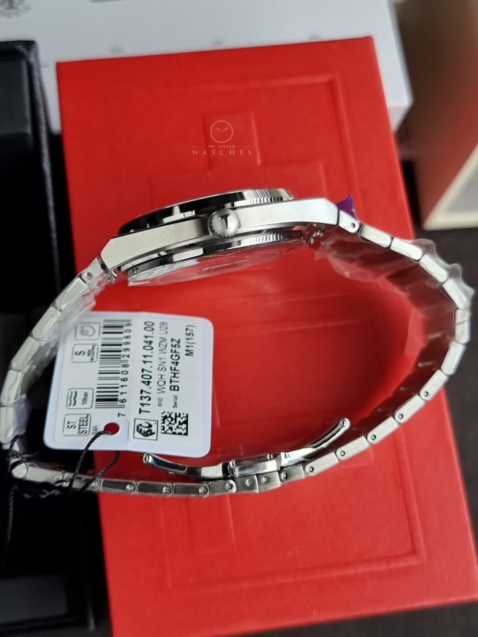Tissot PRX Powermatic 80 Silver Stainless Steel Blue Dial Automatic Watch for Men's - T137.407.11.041.00