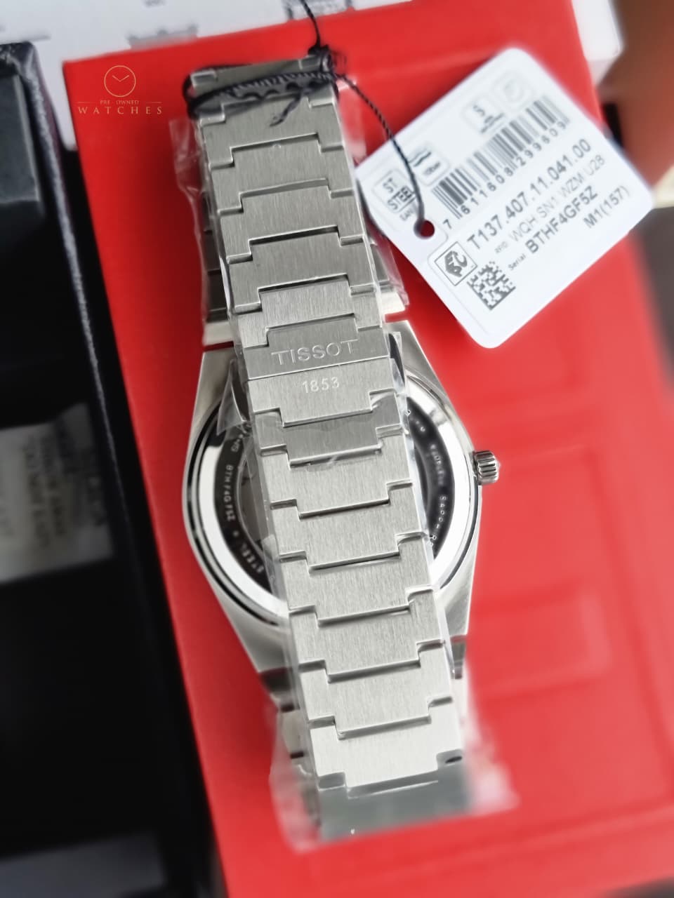 Tissot PRX Powermatic 80 Silver Stainless Steel Blue Dial Automatic Watch for Men's - T137.407.11.041.00