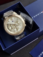 Tommy Hilfiger Lars Gold Stainless Steel Gold Dial Chronograph Quartz Watch for Gents - 1792060