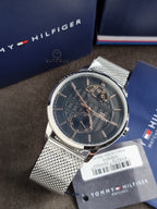 Tommy Hilfiger Men’s Quartz Stainless Steel Black Dial 44mm Watch 1791610
