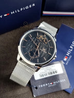Tommy Hilfiger Men’s Quartz Stainless Steel Black Dial 44mm Watch 1791610