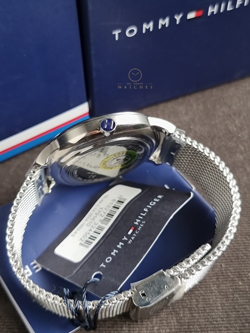 Tommy Hilfiger Men’s Quartz Stainless Steel Black Dial 44mm Watch 1791610