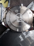 Tag Heuer Aquaracer Calibre 5 Silver Stainless Steel Green Dial Automatic Watch for Gents- WAY201S.BA0927