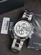 Hugo Boss Men’s Chronograph Quartz Stainless Steel Silver Watch 1513511
