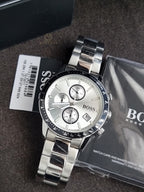 Hugo Boss Men’s Chronograph Quartz Stainless Steel Silver Watch 1513511
