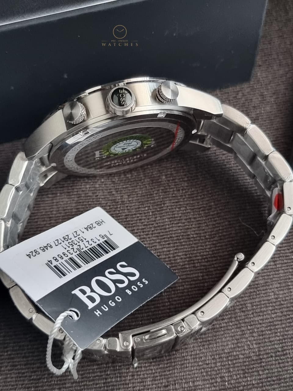 Hugo Boss Men’s Chronograph Quartz Stainless Steel Silver Watch 1513511
