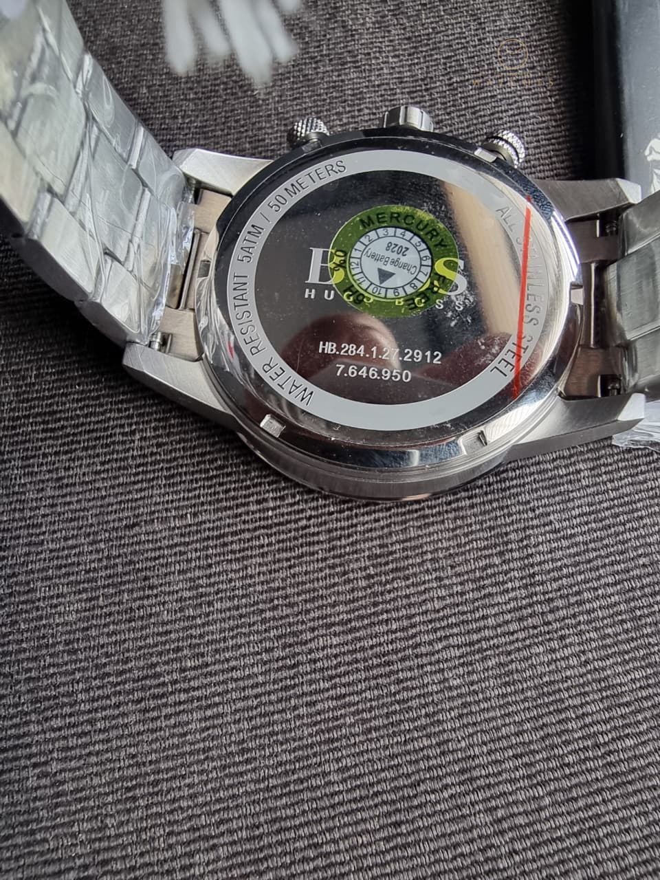 Hugo Boss Men’s Chronograph Quartz Stainless Steel Silver Watch 1513511