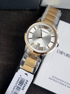 Emporio Armani Men’s Stainless Steel Silver Dial 43mm Watch AR2449