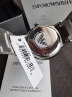 Emporio Armani Men’s Quartz Stainless Steel Blue Dial 43mm Watch AR11137