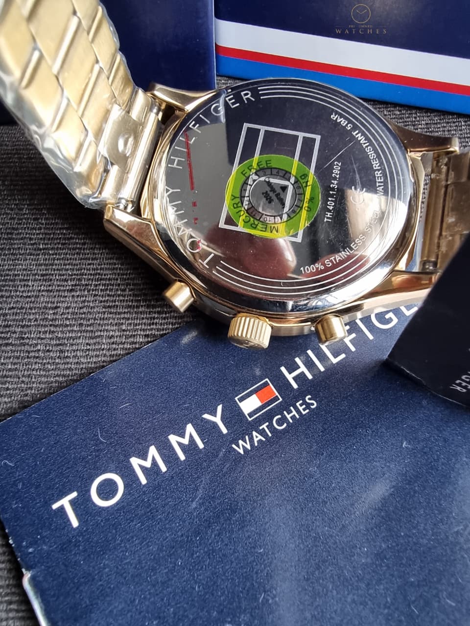 Tommy Hilfiger 1791726 Bennett Gold Steel Multi-function Men's Watch