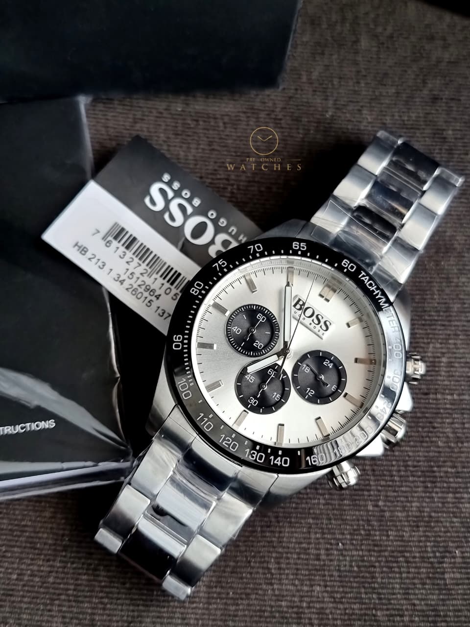 Men's Hugo Boss Chronograph Stainless Steel Watch 1512964