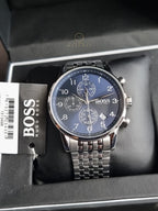 Hugo Boss Men’s Quartz Stainless Steel Blue Dial 44mm Watch 1513498
