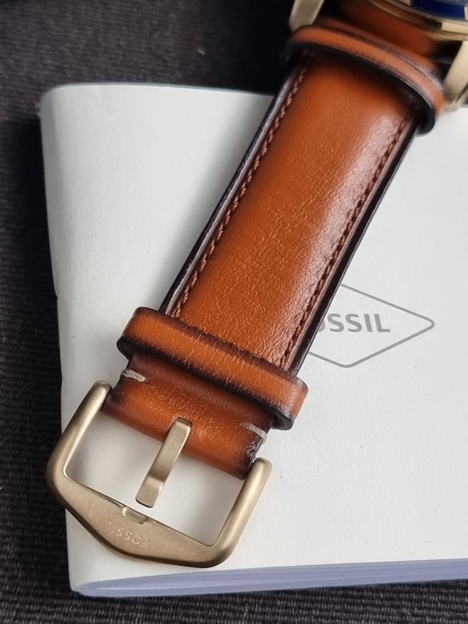 Fossil Analog Blue Dial Men's Watch-FS5268