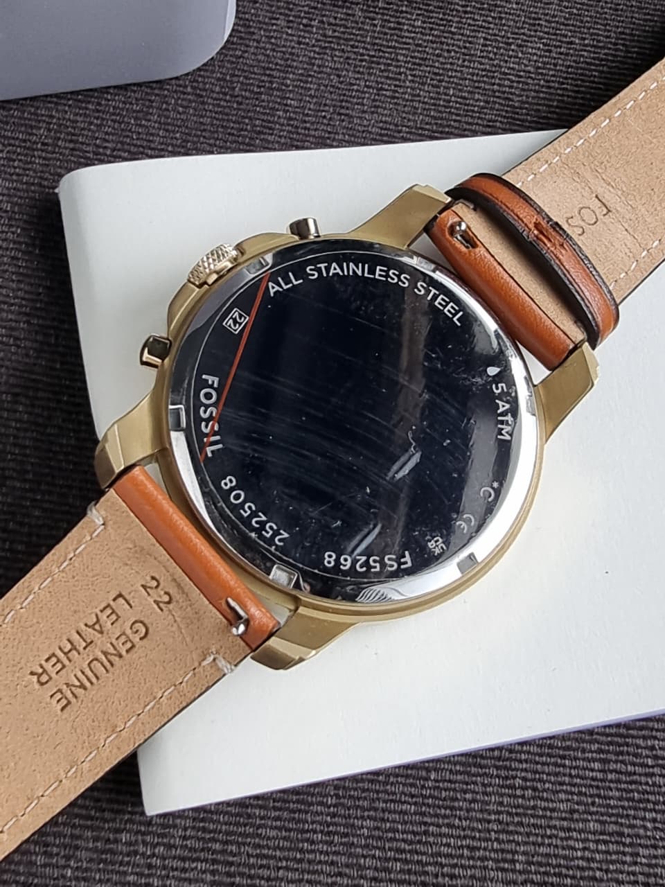 Fossil Analog Blue Dial Men's Watch-FS5268