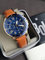 Fossil Analog Blue Dial Men's Watch-FS5268