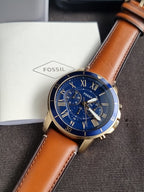 Fossil Analog Blue Dial Men's Watch-FS5268
