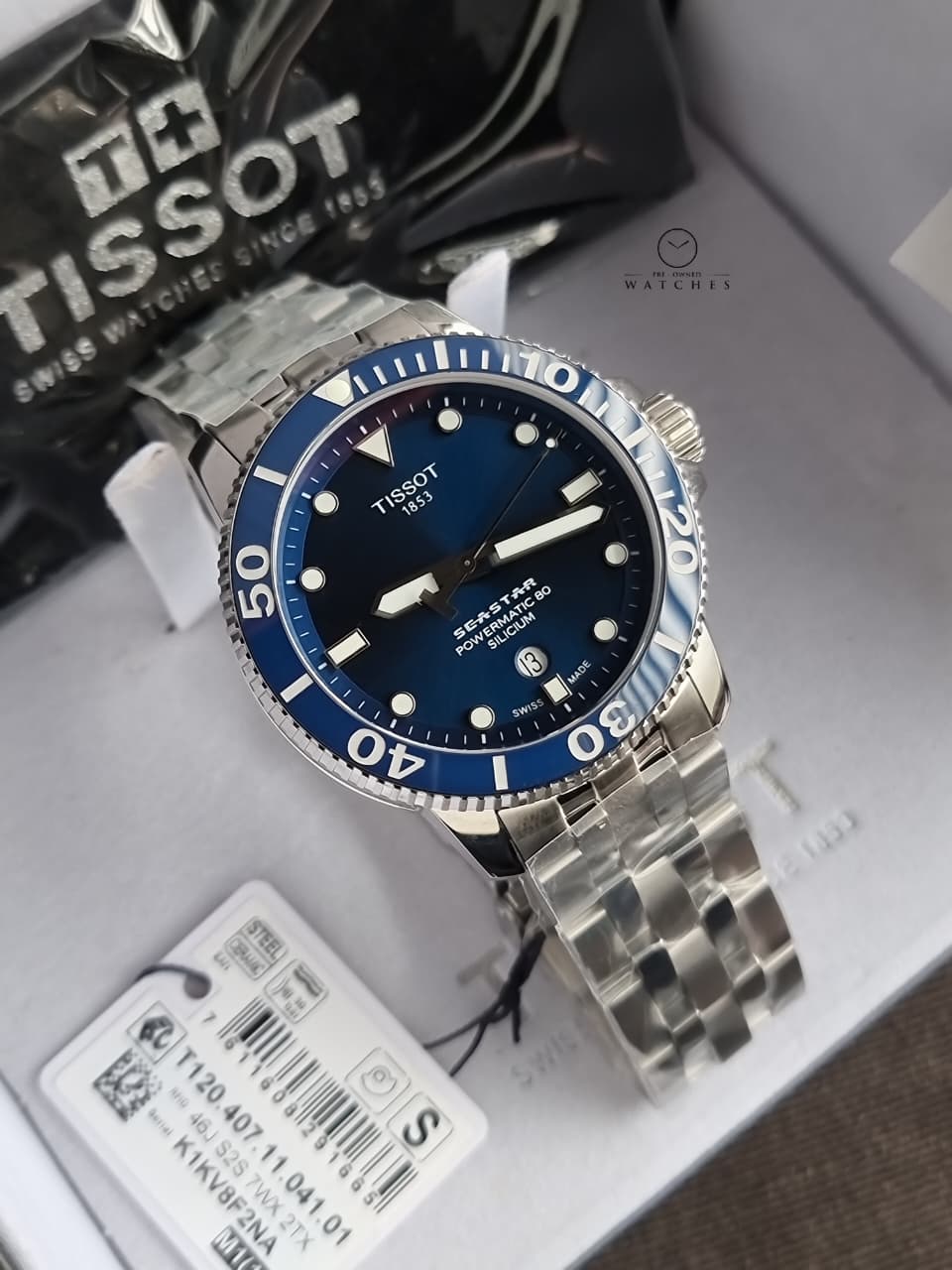 TISSOT SEASTAR 1000 POWERMATIC 80 SILICIUM T120.407.11.041.01