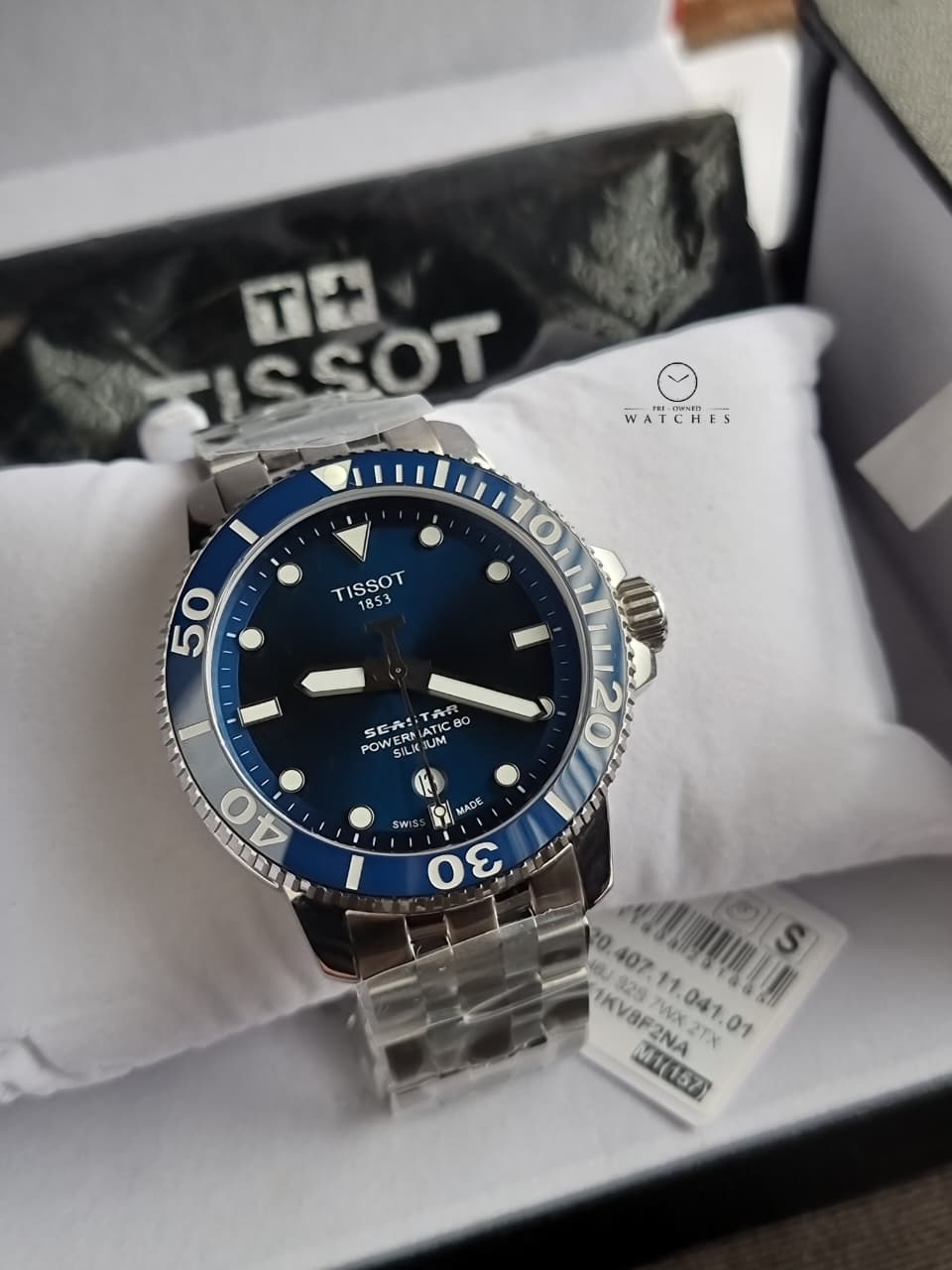 TISSOT SEASTAR 1000 POWERMATIC 80 SILICIUM T120.407.11.041.01