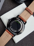 Fossil Men’s Quartz Leather Strap Black Dial 44mm Watch FS5305