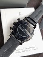 Emporio Armani Men’s Quartz Black Leather Strap Black Dial 41mm Watch AR1737