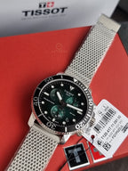 TISSOT Men’s Quartz Swiss Made Stainless Steel Green Gradient Dial 45mm Watch T120.417.11.091.00