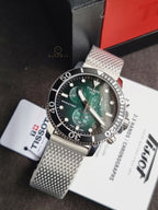 TISSOT Men’s Quartz Swiss Made Stainless Steel Green Gradient Dial 45mm Watch T120.417.11.091.00