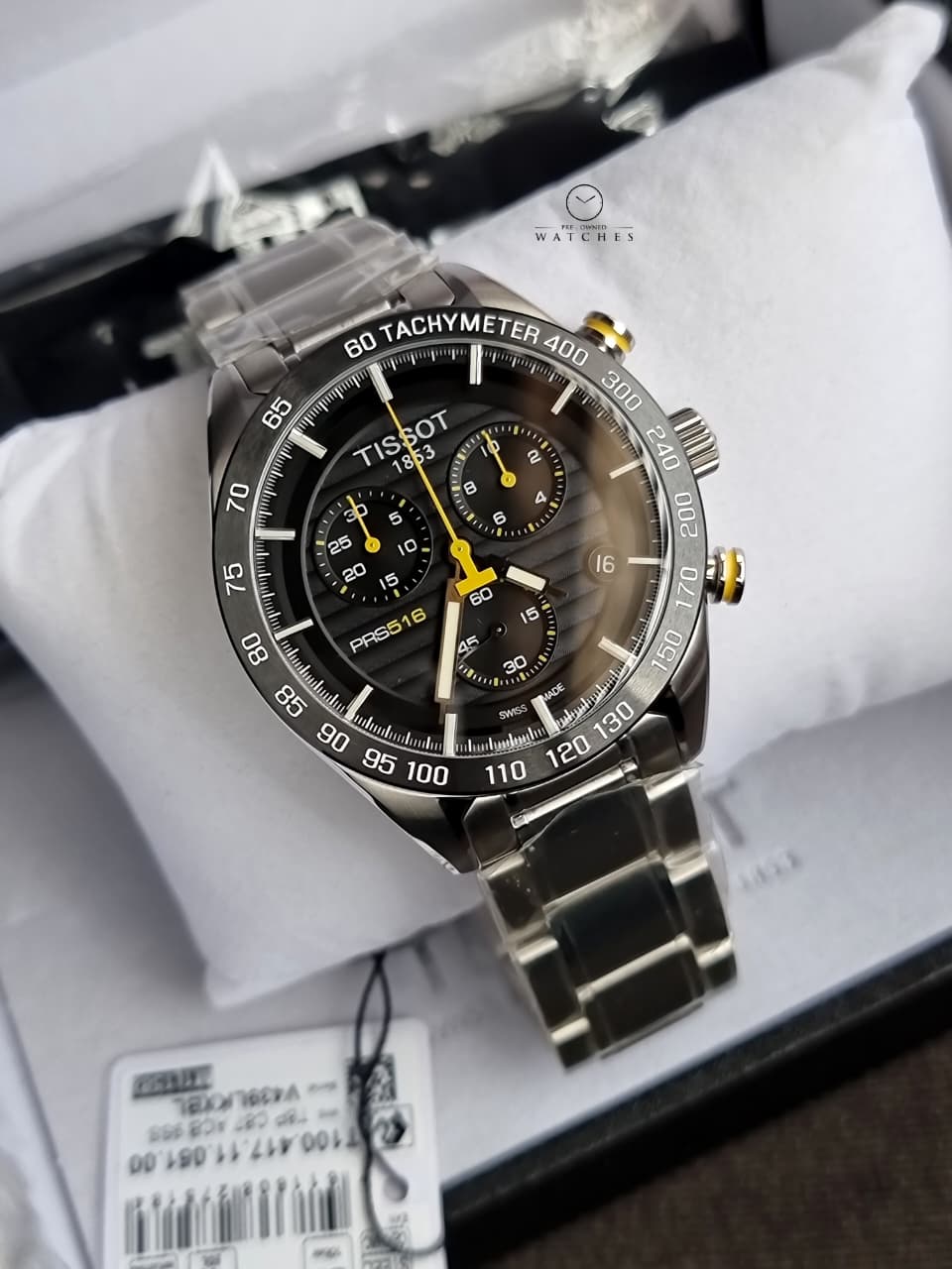 Tissot T100.417.11.051.00 PRS 516 Metal Band Men’s Watch