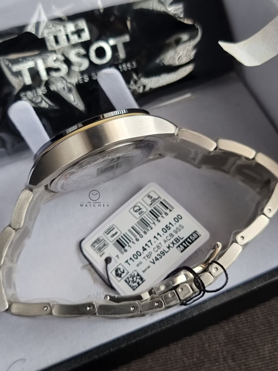 Tissot T100.417.11.051.00 PRS 516 Metal Band Men’s Watch