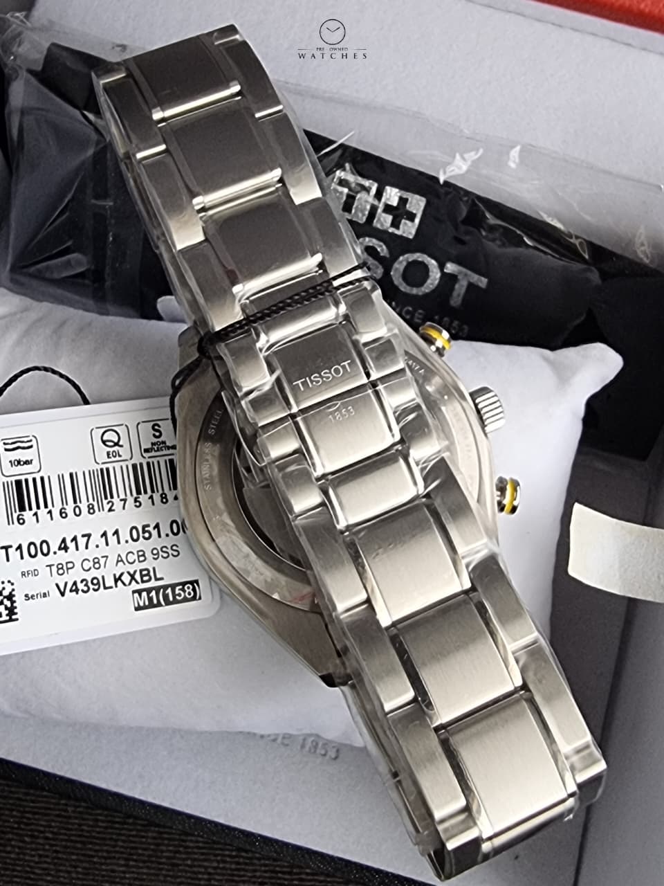 Tissot T100.417.11.051.00 PRS 516 Metal Band Men’s Watch