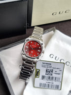 Gucci Women's YA166508 G-Flat 24mm Quartz