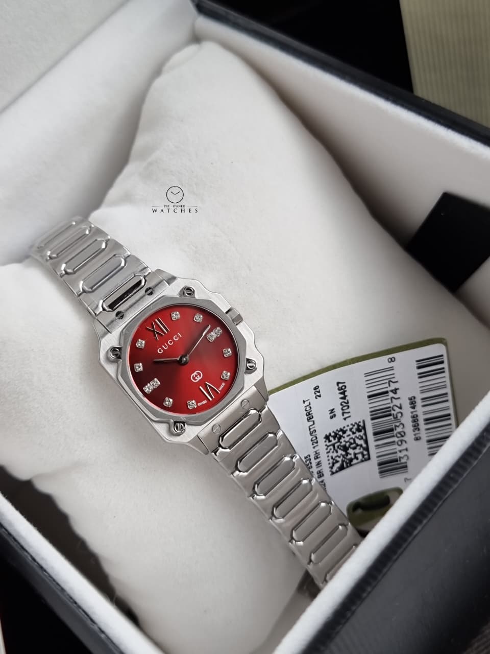 Gucci Women's YA166508 G-Flat 24mm Quartz