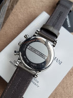 Emporio Armani Men’s Chronograph Quartz Leather Strap Brown Dial 41mm Watch AR1734