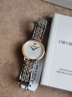 Emporio Armani Women’s Stainless Steel Mother of Pearl Dial 32mm Watch AR11157