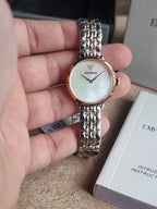 Emporio Armani Women’s Stainless Steel Mother of Pearl Dial 32mm Watch AR11157