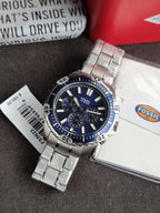 Fossil Men’s Chronograph Quartz Stainless Steel Blur Dial 44mm Watch FS5623