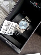 Tissot  PRX Quartz 25mm Ice Blue Dial Steel Women's Watch T137.010.11.351.00