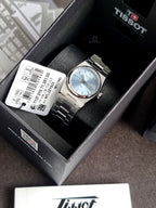 Tissot  PRX Quartz 25mm Ice Blue Dial Steel Women's Watch T137.010.11.351.00