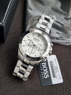 Hugo Boss Men’s Chronograph Quartz Stainless Steel 44mm Watch 1512962
