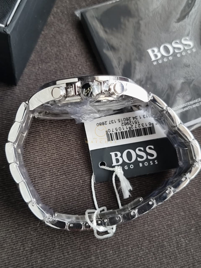 Hugo Boss Men’s Chronograph Quartz Stainless Steel 44mm Watch 1512962 Main Image